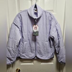 NWT Avalanche Women’s Purple Quilted Lightweight Full Zip Jacket, Size M